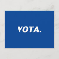 Vota-Abstimmung in spanisch-blau-weißer moderner P