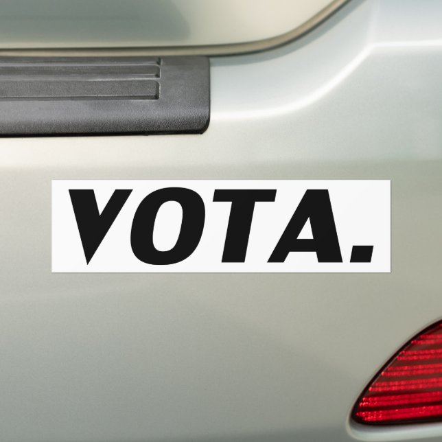 Vota-Abstimmung in spanisch-weißem schwarzem, mode Autoaufkleber (Auf Auto)