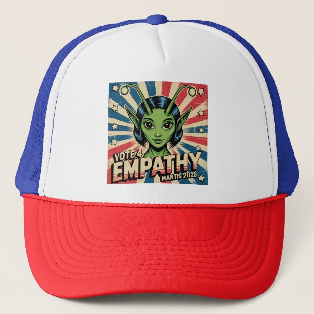 Vote 4 Empathy / Mantis 2028 - Trucker Hat Truckerkappe (Vorderseite)