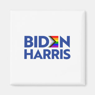 Vote Biden Harris Lgbt Lgbtq Progress Prilag Flag Magnet