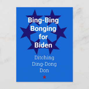Vote Biden Trump Wahl Postcard Postkarte