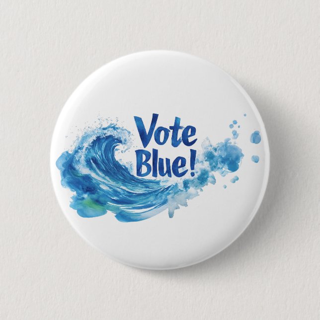 Vote Blue Button (Vorderseite)