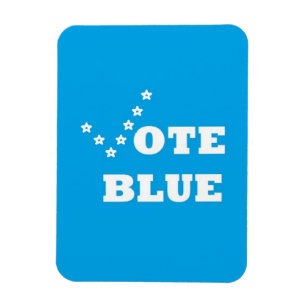 Vote Blue - Foto Magnet