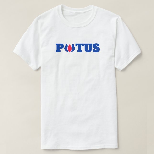 Vote Blue Lotus für POTUS Harris T - Shirt (Design vorne)