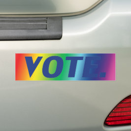 Vote Blue Stolz Regenbogenfarben Auto Autoaufklebe Autoaufkleber