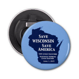 Vote Crawford für den Obersten Gerichtshof von Wis Flaschenöffner