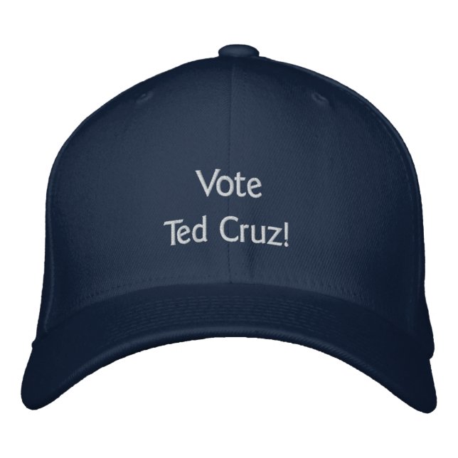 Vote Cruz Custom bestickter Hat Bestickte Kappe (Vorderseite)