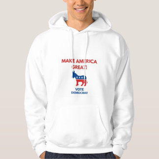 Vote Democrat Pro-Democracy Hoodie