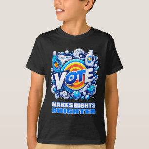 Vote Detergent Bright Rechts Funny Vintag 2024 T-Shirt