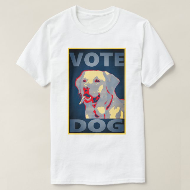 Vote Dog T-Shirt (Design vorne)