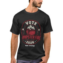 Vote Dumpster Fire 2026 Satirical Political Parody