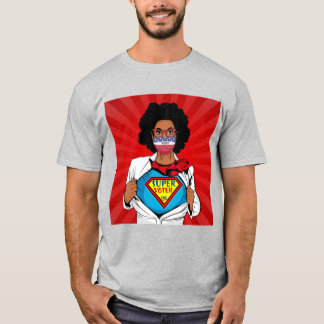 Vote-Gesicht Maske LWV Super Stimme T-Shirt