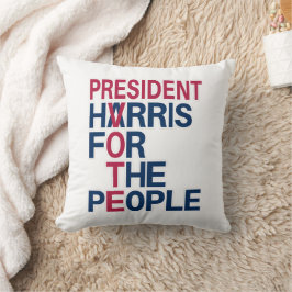 Vote Harris | Präsident für das Volk Kissen