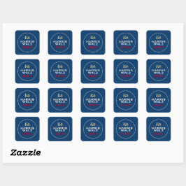 Vote Harris Walz 2024 Square Campaign Stickers