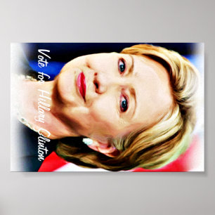 Vote Hillary Clinton für den Präsidenten der USA_ Poster