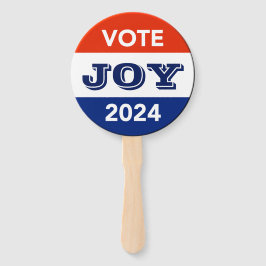 Vote Joy 2024 Harris Walz Fächer