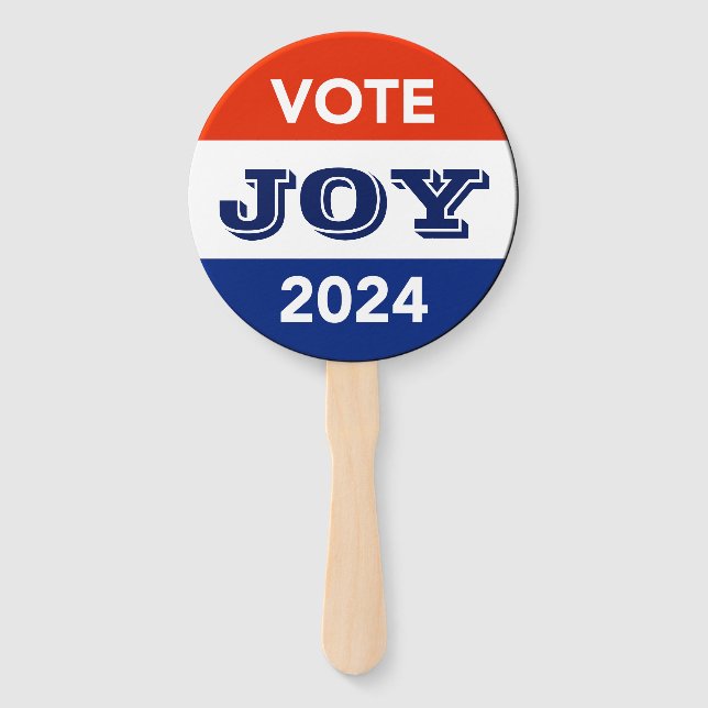 Vote Joy 2024 Harris Walz Fächer (Vorderseite)