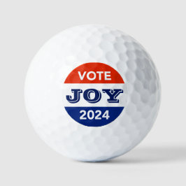 Vote Joy 2024 Harris Walz Golfball