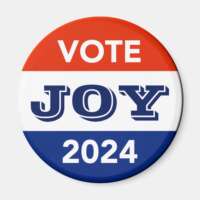 Vote Joy 2024 Harris Walz Magnet (Vorne)