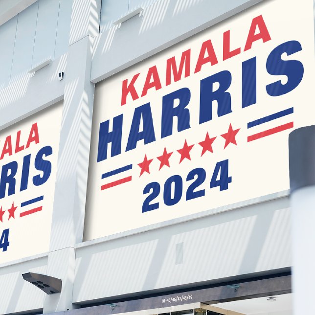 Vote Kamala Harris 2024 Wahl Vinyl Banner Zeichen (Von Creator hochgeladen)