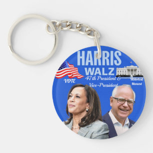 Vote-Kamala-Harris und Tim-Walz-2024_ Schlüsselanh Schlüsselanhänger