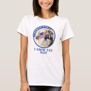 Vote Kamala USA flagge Shih Tzu Nicht niedlicher H T-Shirt