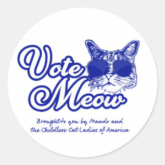 Vote Meow Stickers