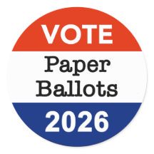 Vote Paper Ballots 2026 Midterm Election Paper Cup