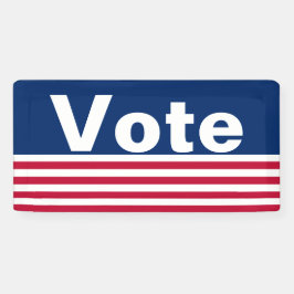 Vote Patriotic Red White und Blue Banner