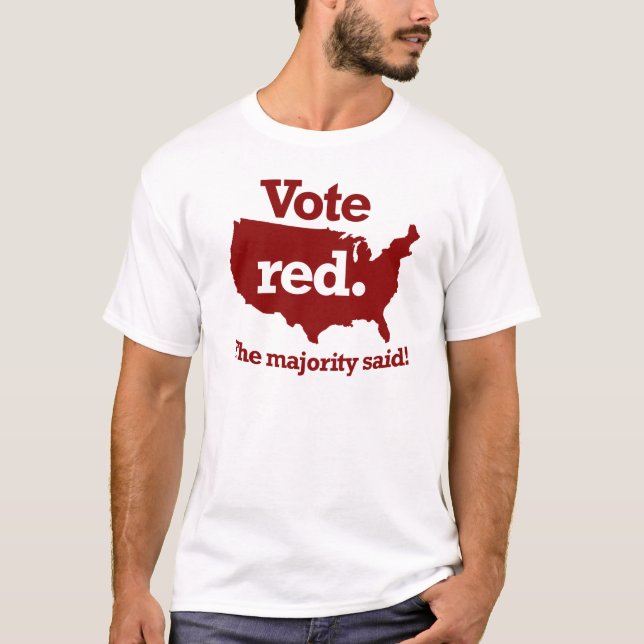 Vote Red T-Shirt (Vorderseite)