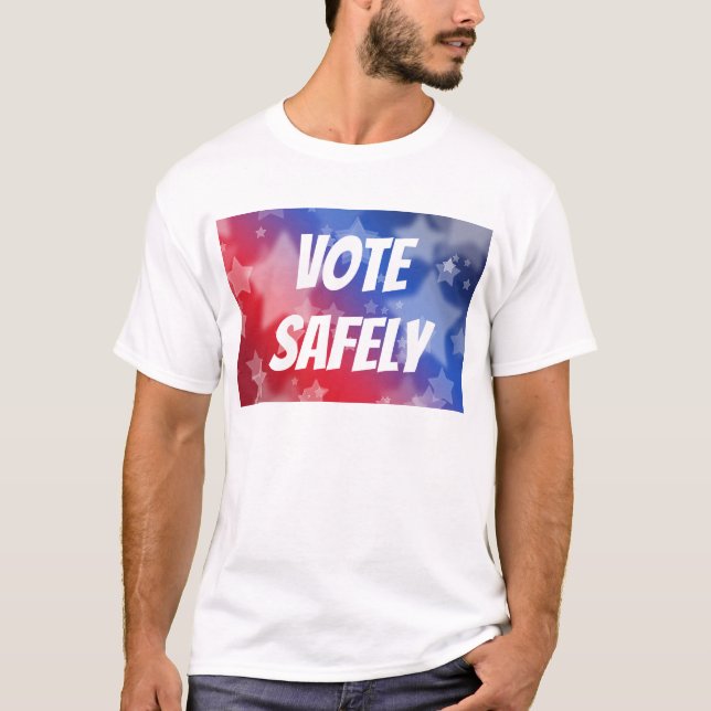 Vote Safely T-Shirt (Vorderseite)