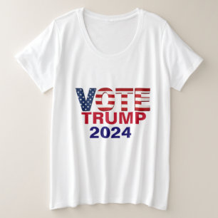 Vote TRUMP 2024 Plus Size T - Shirt