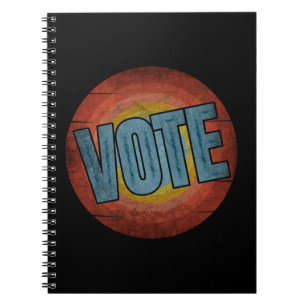 VOTE VINTAGE NOTIZBLOCK