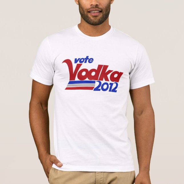 Vote Vodka T-Shirt (Vorderseite)