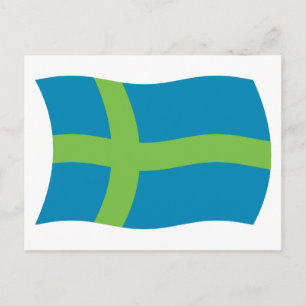 Votische Volksflagge Postkarte
