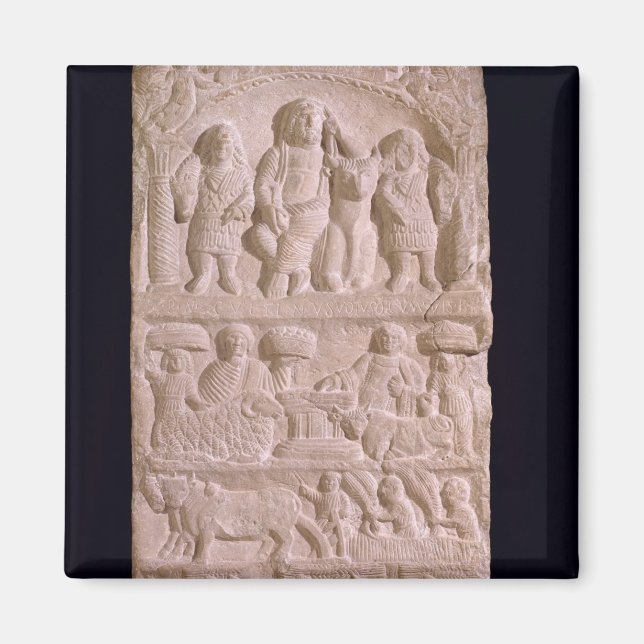 Votive stela gewidmet Sature Magnet (Vorne)