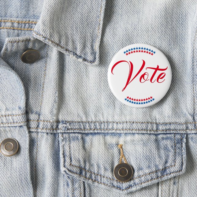 Votum 2024 Amerikanische Präsidentschaftswahl Patr Button (Vote USA American Presidential Election Patriotic Button)