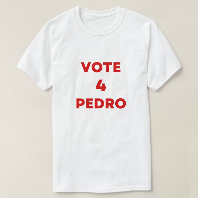 Votum Pedro Napoleon lustigen Wahltext T-Shirt (Design vorne)
