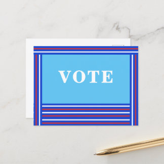 Votum Postcard - Blaues Fenster Postkarte