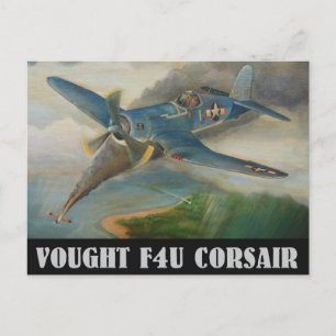 Vought F4U Corsair Postkarte