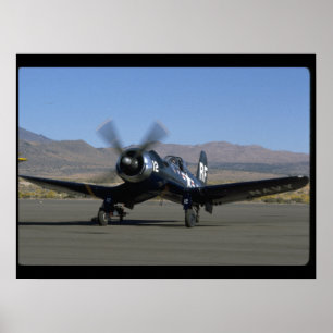 Vought F4U Corsair, Verlassen Front_WWII-Flugzeug Poster