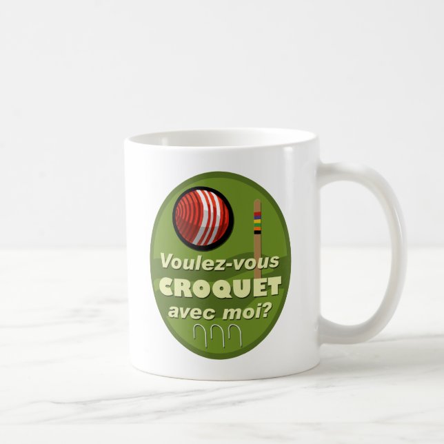 Voulez-vous Krokett avec moi? Tasse (Rechts)