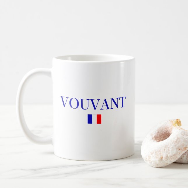 VOUVANT Frankreich Kaffeetasse (Mit Donut)
