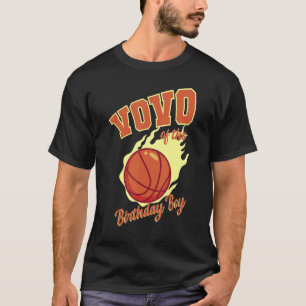 Vovo der Geburtstagsjunge Basketballfamilie Bday P T-Shirt
