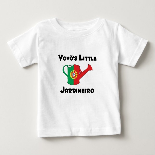 Vovos wenig Jardineiro Baby T-shirt (Vorderseite)