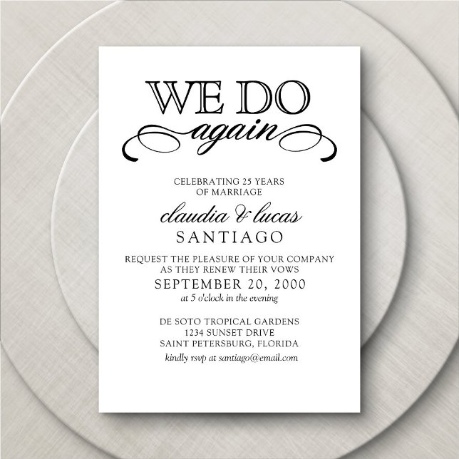 Vow Renewal Einladung (Von Creator hochgeladen)