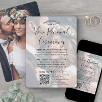 Vow Renewal QR Code UAWG 2 Foto Sequel Wedding