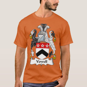 Vowell Coat of Arms Family Crest  T-Shirt