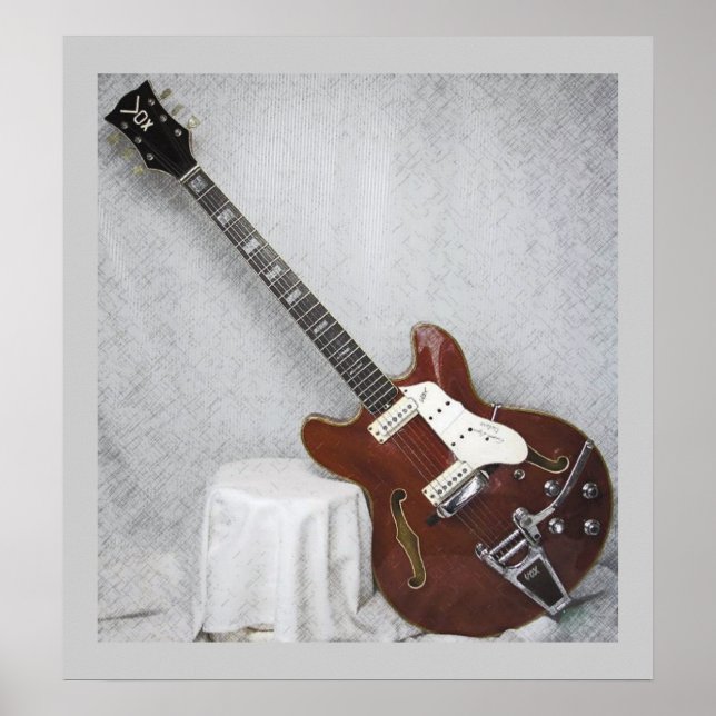 Vox Super Lynx Deluxe GuitarPoster Poster (Vorne)