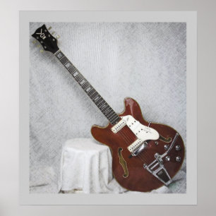 Vox-Superluchs deluxes GuitarPoster Poster